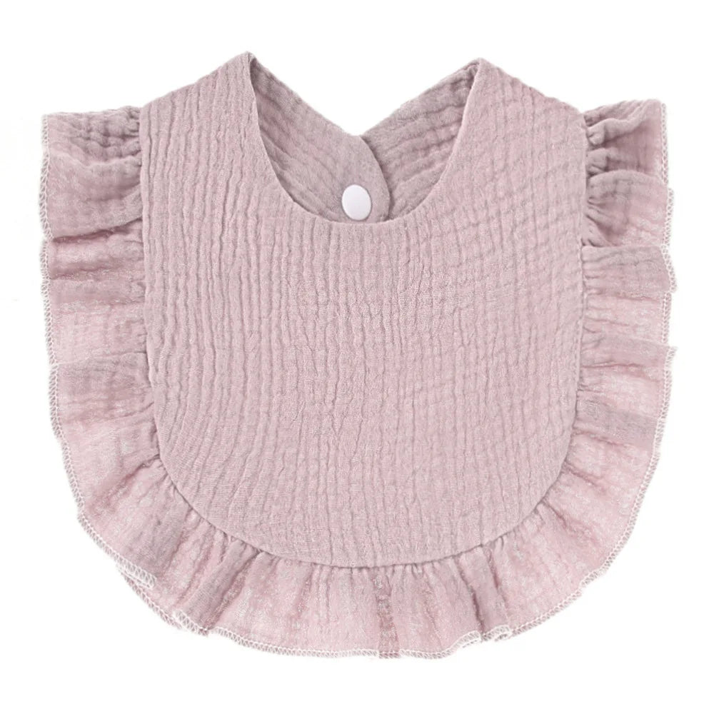 Bavoir coton forme U – écharpe anti-bavures style