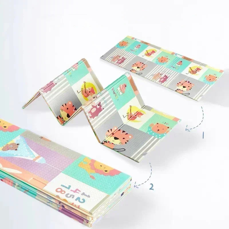 Tapis de jeu bébé pliable et antidérapant
