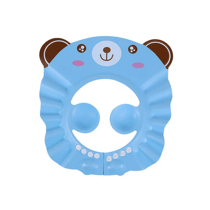 Visière shampoing bébé souple – protection yeux douche