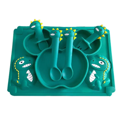 Set repas bébé en silicone – pratique et sûr