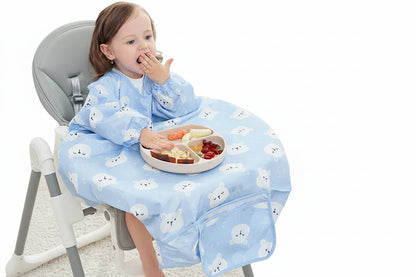 Combinaison bavoir chaise haute imperméable une pièce