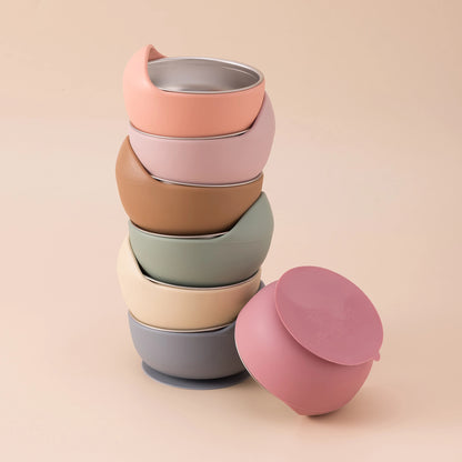 Set repas bébé en silicone – pratique et sûr