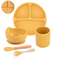 Set repas bébé en silicone – pratique et sûr