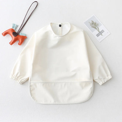 Bavette longues manches avec poche – anti-taches