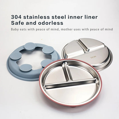 Set repas bébé en silicone – pratique et sûr