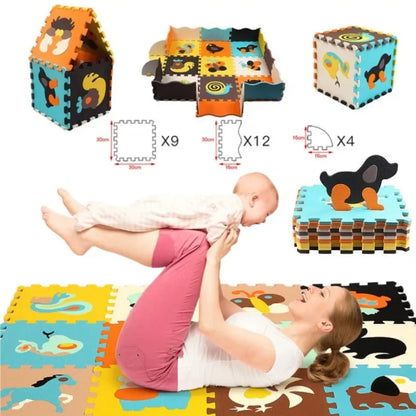 Tapis de jeu bébé pliable et antidérapant