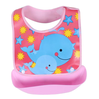 Bavoir détachable imperméable – serviette salive bébé