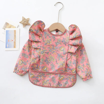 Tablier repas manches longues imperméable ajustable