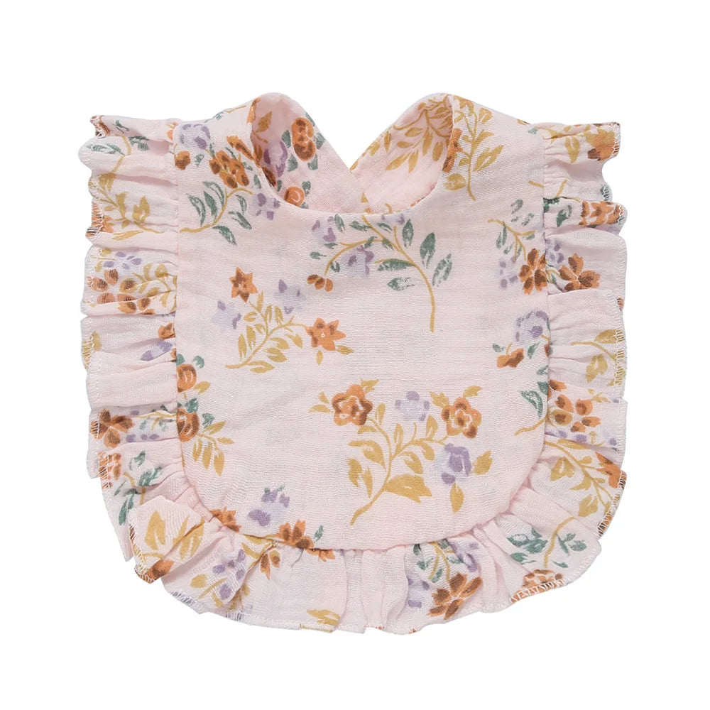 Bavoir coton forme U – écharpe anti-bavures style