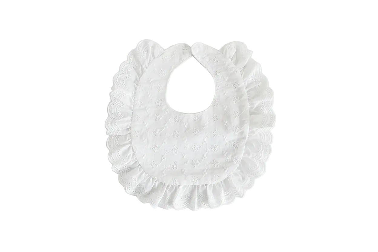 Bavoir coton forme U – écharpe anti-bavures style