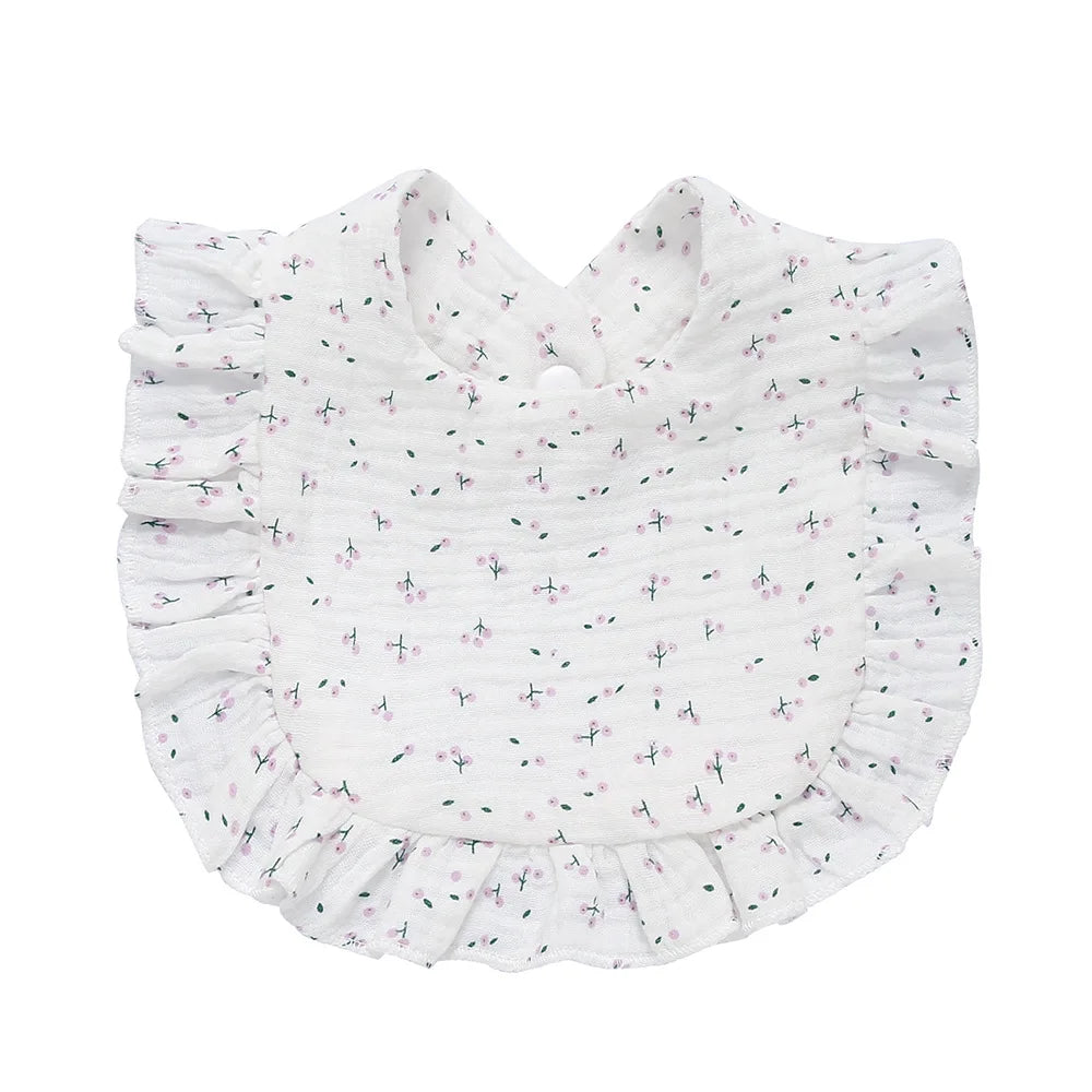 Bavoir coton forme U – écharpe anti-bavures style