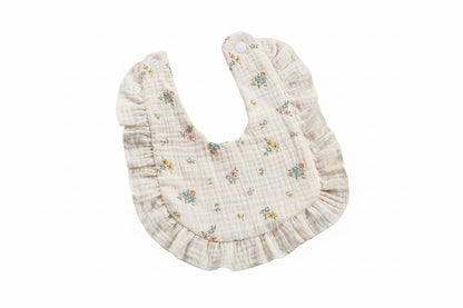 Bavoir coton forme U – écharpe anti-bavures style