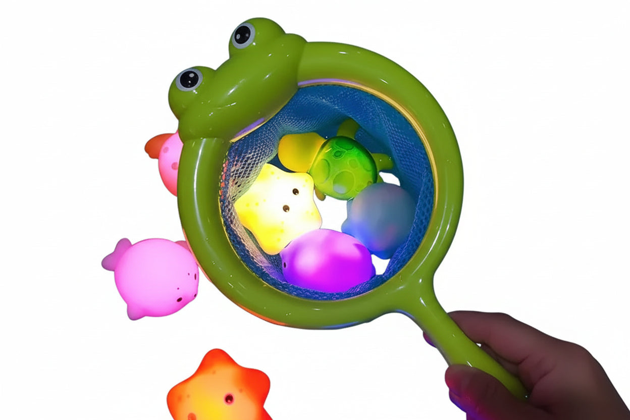 Jouets bain lumineux animaux flottants – 9 pièces