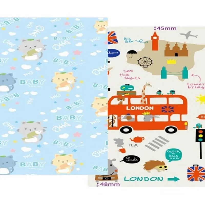 Tapis de jeu bébé pliable et antidérapant