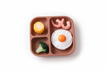 Set repas bébé en silicone – pratique et sûr