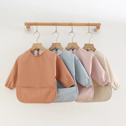 Bavette longues manches avec poche – anti-taches