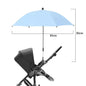 Parasol poussette universel anti-UV et pluie avec pince