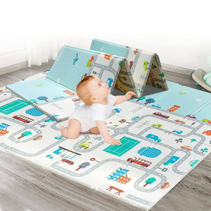 Tapis de jeu bébé pliable et antidérapant