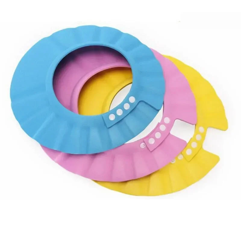 Visière shampoing bébé souple – protection yeux douche