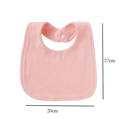 Set 4 bavoirs coton cartoon – serviettes salive bébé