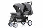 Poussette double siège tandem pliable – stock EU