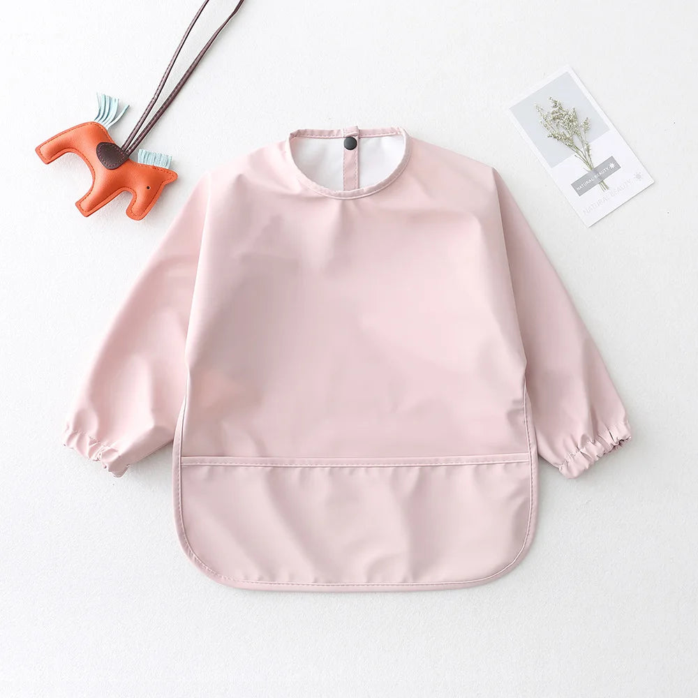 Bavette longues manches avec poche – anti-taches