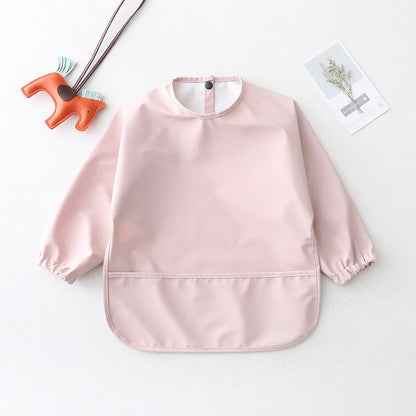 Bavette longues manches avec poche – anti-taches