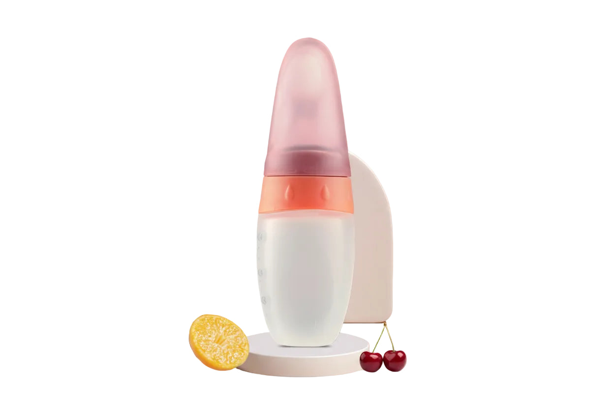 Biberon distributeur silicone 100ml avec cuillère