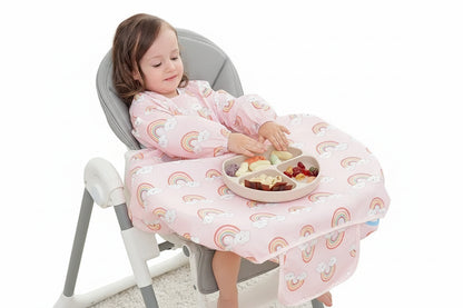 Combinaison bavoir chaise haute imperméable une pièce