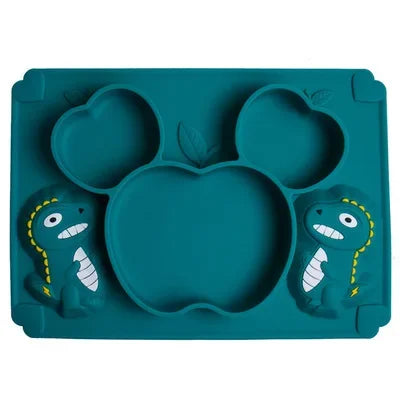 Set repas bébé en silicone – pratique et sûr