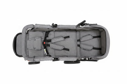 Poussette double siège tandem pliable – stock EU