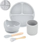 Set repas bébé en silicone – pratique et sûr