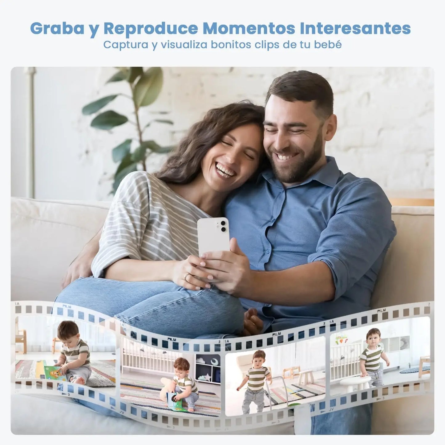 Babyphone vidéo avec vision nocturne