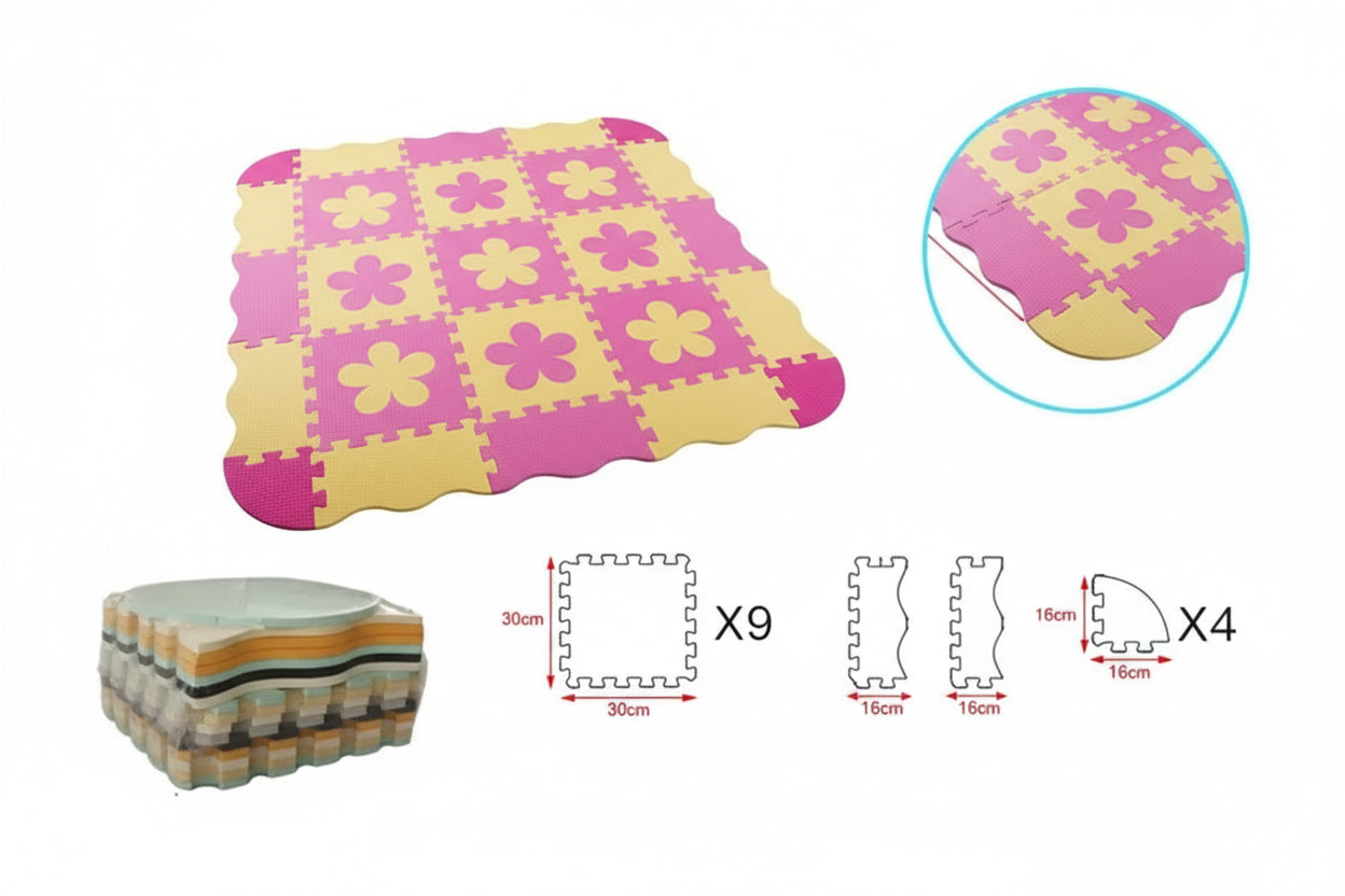 Tapis de jeu bébé pliable et antidérapant