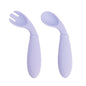 Set cuillère fourchette silicone BPA-free dès 6 mois