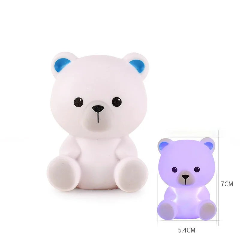 Jouets bain lumineux animaux flottants – 9 pièces