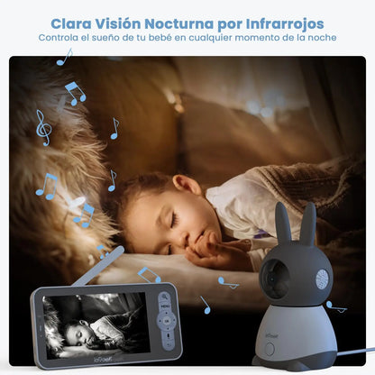Babyphone vidéo avec vision nocturne