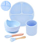 Set repas bébé en silicone – pratique et sûr