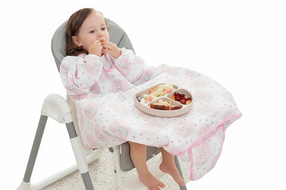Combinaison bavoir chaise haute imperméable une pièce