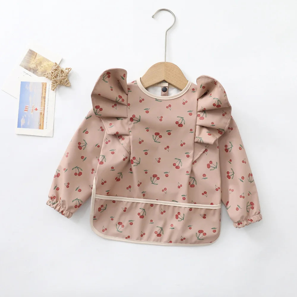 Tablier repas manches longues imperméable ajustable