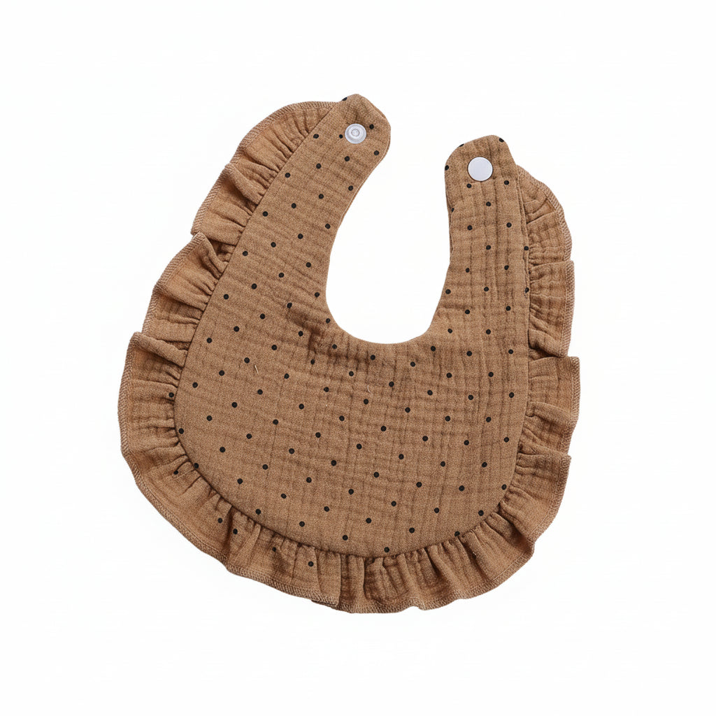 Bavoir coton forme U – écharpe anti-bavures style
