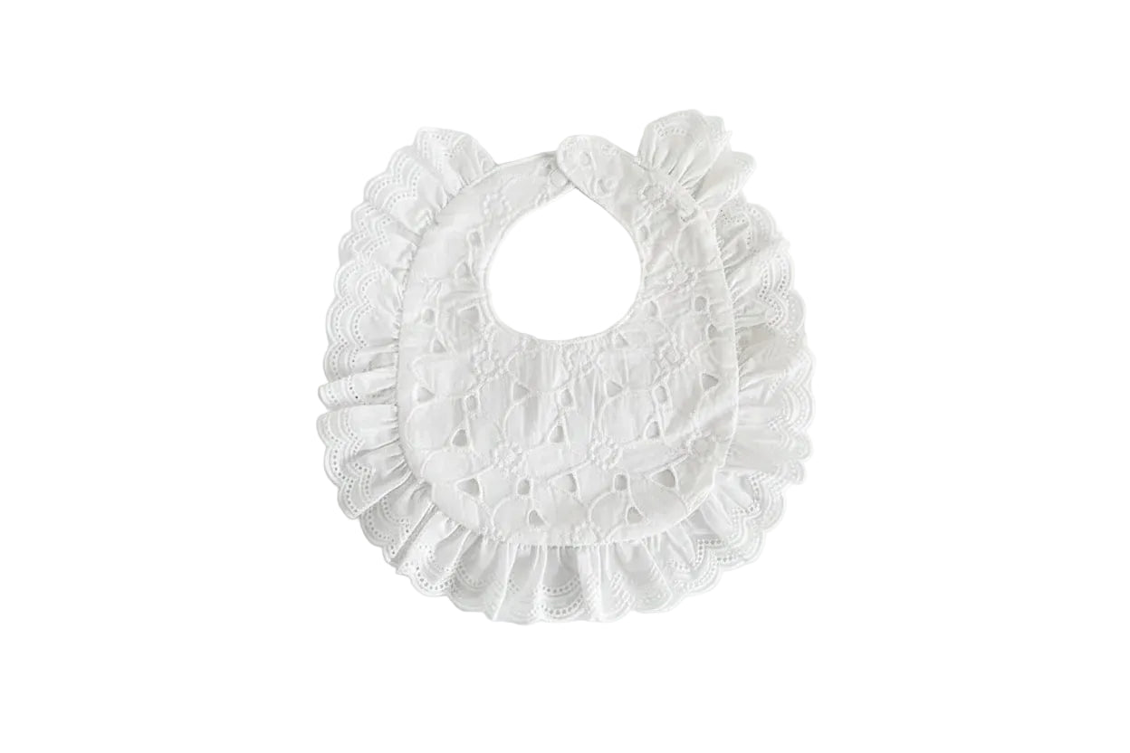 Bavoir coton forme U – écharpe anti-bavures style