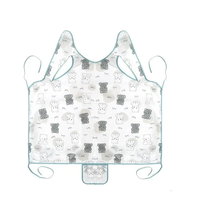 Combinaison bavoir chaise haute imperméable une pièce