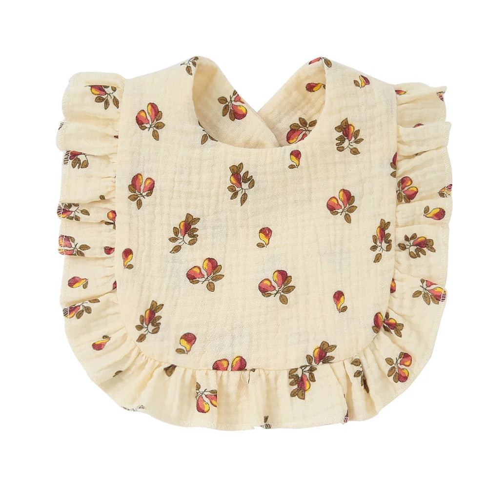 Bavoir coton forme U – écharpe anti-bavures style