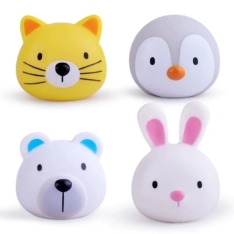 Jouets bain lumineux animaux flottants – 9 pièces