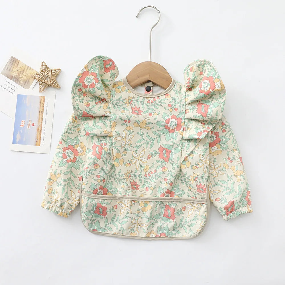 Tablier repas manches longues imperméable ajustable