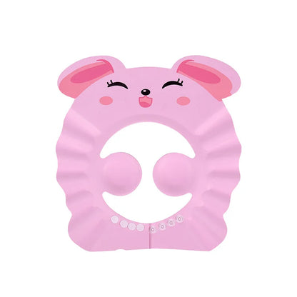 Visière shampoing bébé souple – protection yeux douche