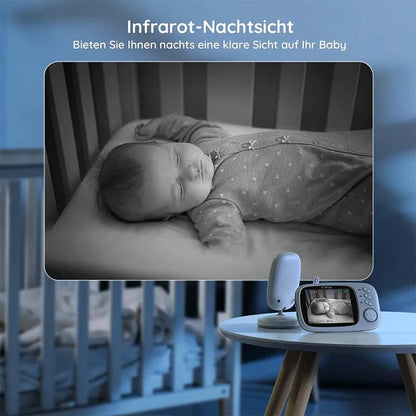 Babyphone vidéo avec vision nocturne