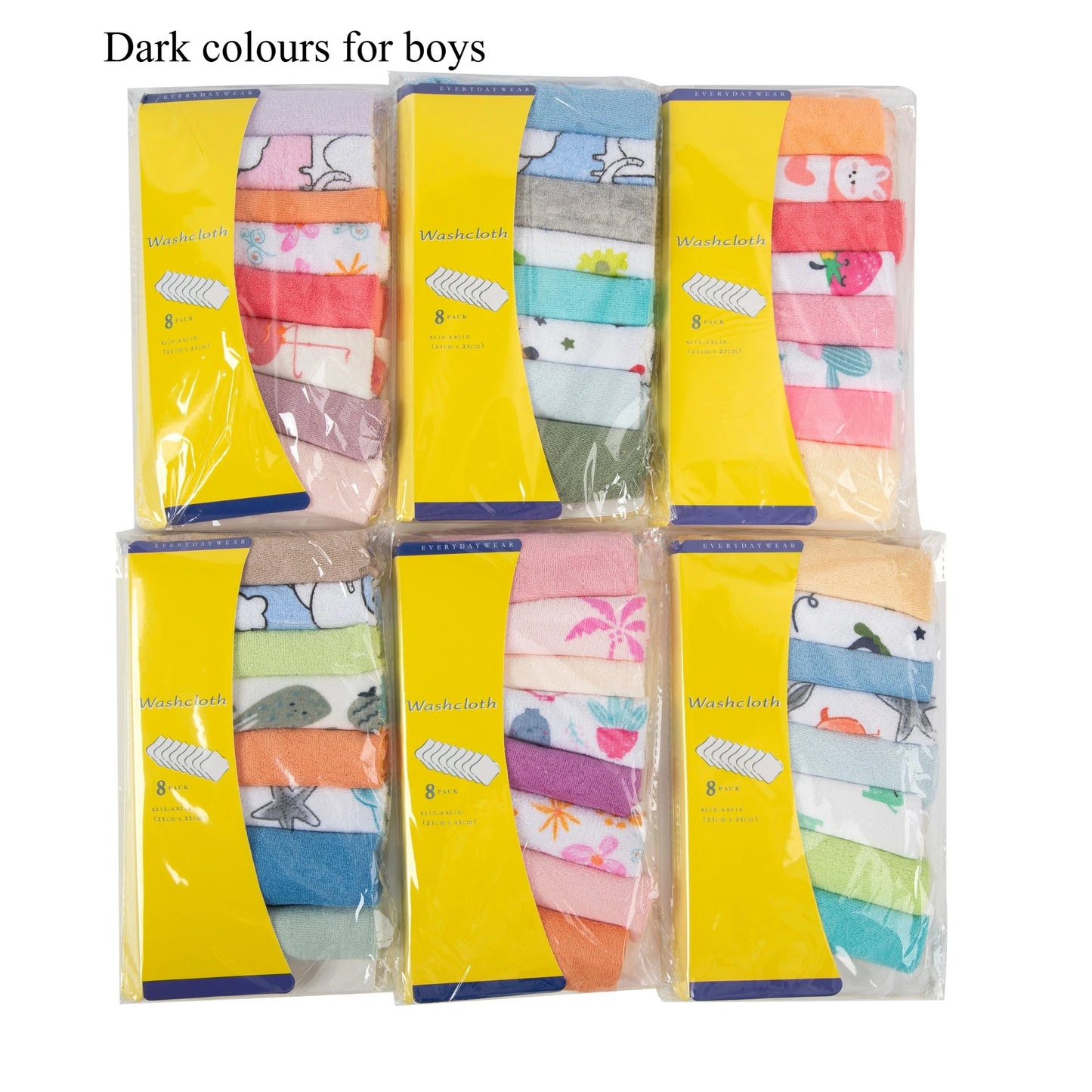 Set 4 bavoirs coton cartoon – serviettes salive bébé