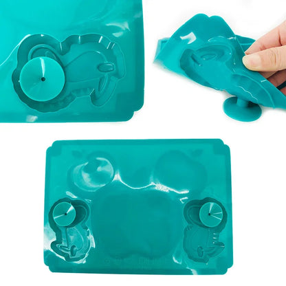Set repas bébé en silicone – pratique et sûr